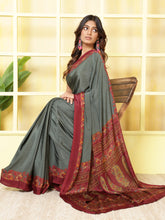 Digital Printed Crepe Saree